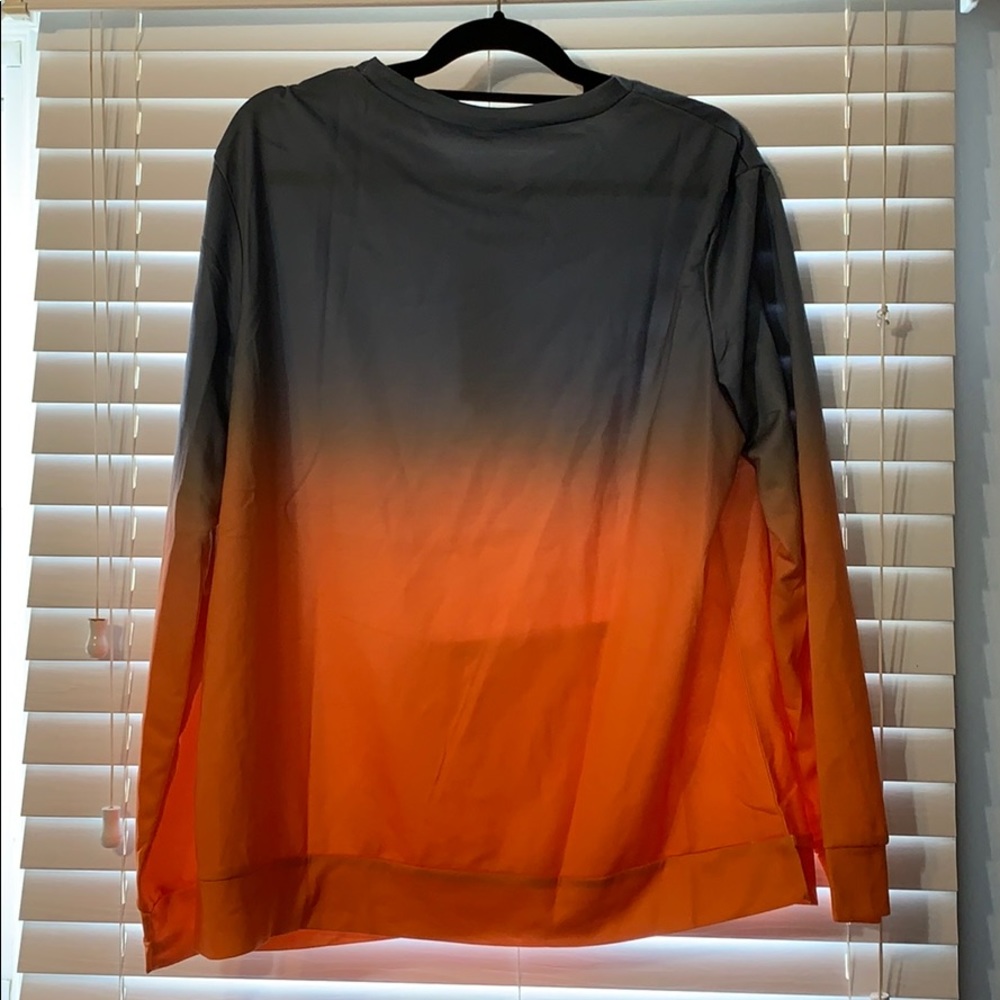 Orange Ombré kangaroo – pocket sweater - Picture 2 of 2